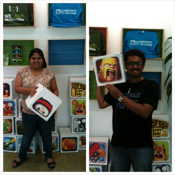 Arpita_Kapoor's tweet image. Snap time @clumsygame @ClashofClans #weheartdevs #ChartboostUniversity