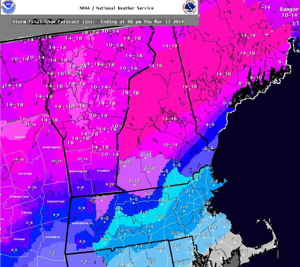 Vermont Weather (Burlington, Waterbury testing, tourists, available