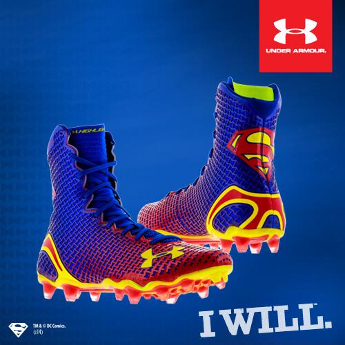 under armour superman cleats