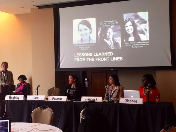 BlackGirlsCode's tweet photo. #MinHIT the expert panel in health tech offers "Lessons Learned from the Front Lines" #SXSW2014 #SXSW http://t.co/lcgoF1dAEa