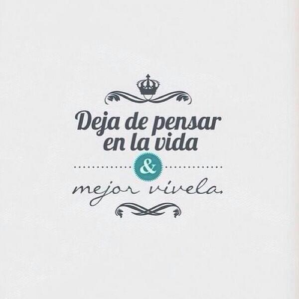 accionp0eticaes's tweet photo. Deja de pensar en la vida http://t.co/GtUJkROflw