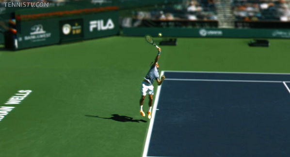 FedererGal's tweet image. @TennisTV Matrix rendering of a peRFect service motion #cool #RFRocks