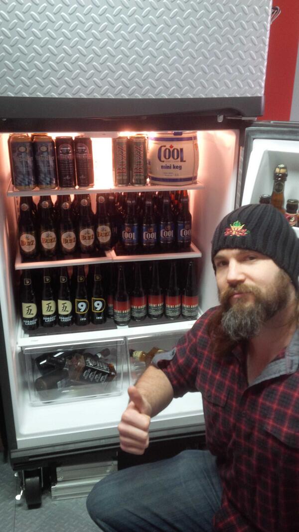 LOUD_B's tweet image. Beer fridge full of @CoolBeerBrewCo #Beer yeah it's that good