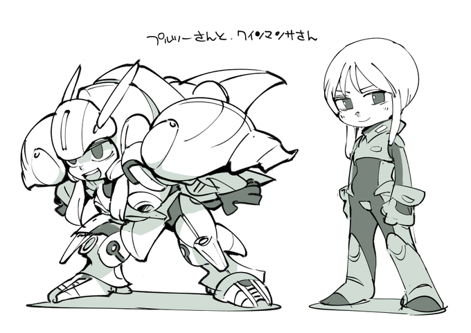 お絵かき:機動戦士ガンダムZZ プルツー 