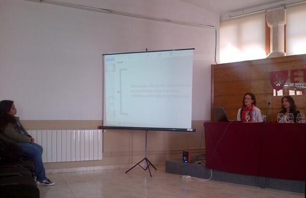 miguelpico's tweet photo. Hoy excelente charla de Sonia Arias y Cristina Sánchez de @PuroHotelPalma a nuestros alumnos de #2MIT http://t.co/Y4tlZfAyCS