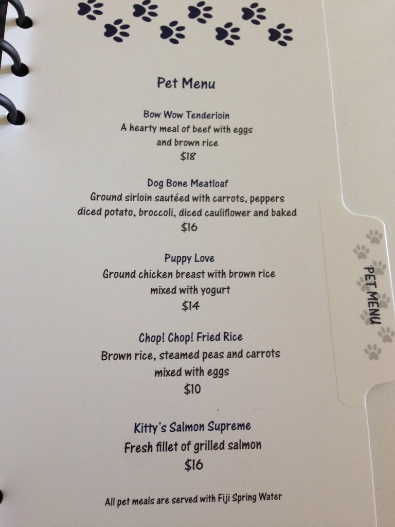 Andrew Crothers on Twitter &quot;Room service menu at the Ritz
