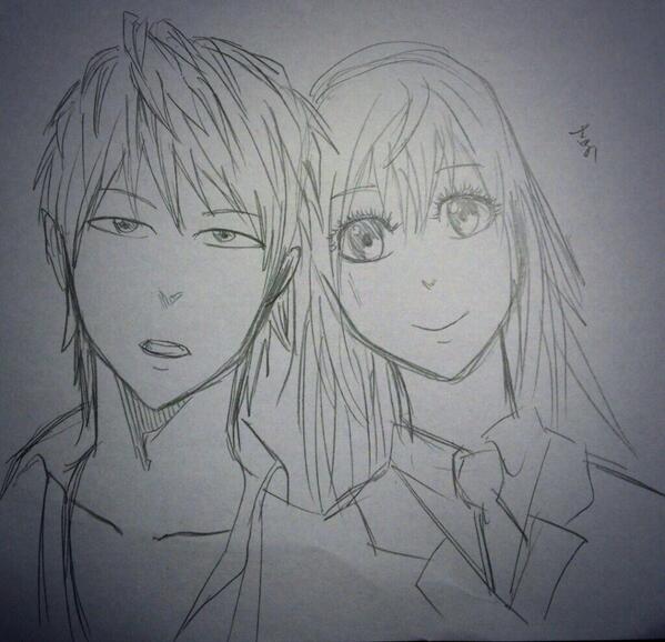 最近は男描いたら女も描くようにしてるけど、相変わらずかわいくない 