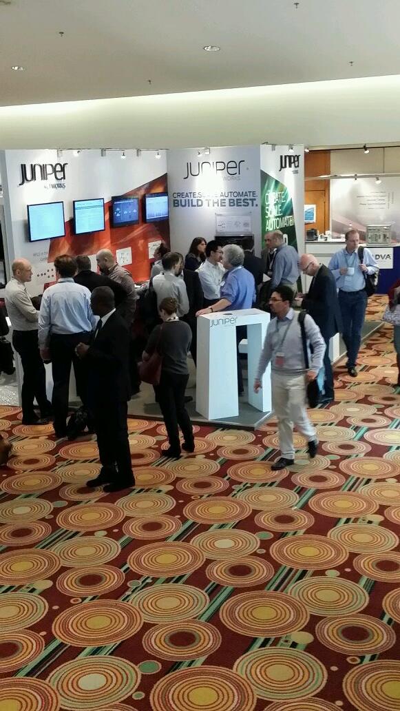 pascalhourseau's tweet image. #Juniper is live at #MPLSSDN2014