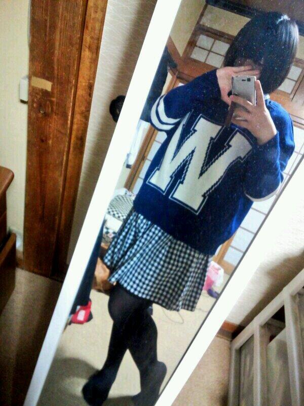 10814ju's tweet photo. 今日は外食するので着替えた http://t.co/tVWtqO0Eyo