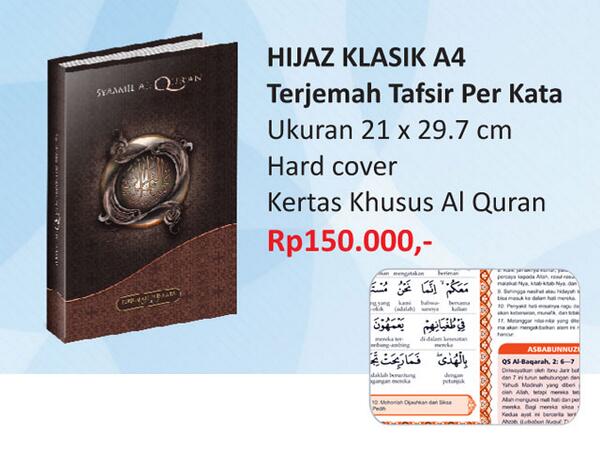 alianohanjaya's tweet photo. @alvin_alhafidz dek alvin kasih hadiah al quran hijaz klasik http://t.co/0He9ymotRN