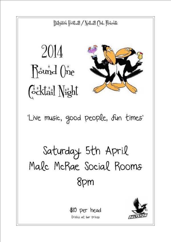 DalystonFNC's tweet photo. Great way to start the season. $10 entry includes live music. http://t.co/sG51hIJuWZ