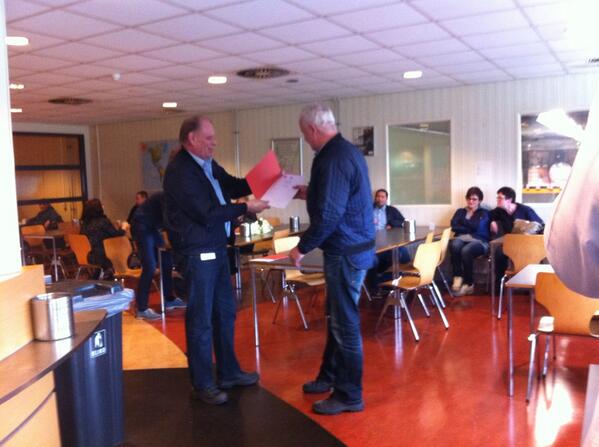 OCPTop's tweet image. Certificering bij A-ware Bouter Cheese na een opleidingstraject van 18 weken.