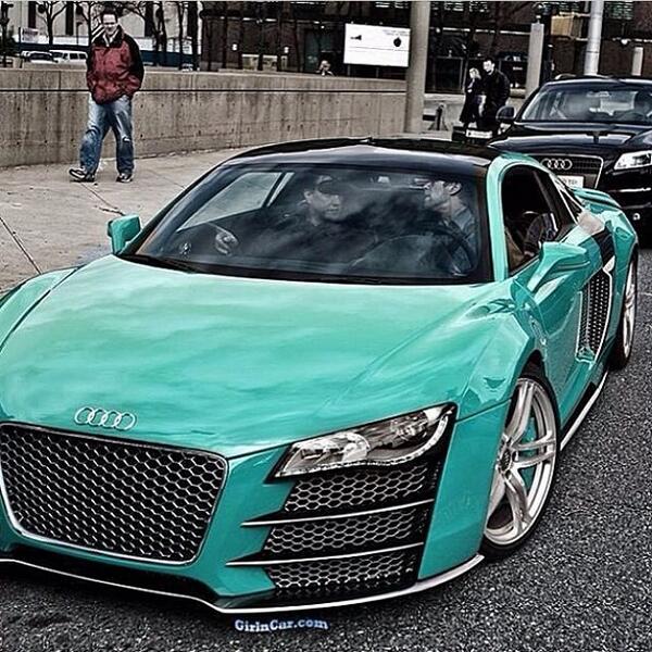 AudiNation's tweet photo. What's the craziest color on an Audi R8? #audi #r8 #carporn http://t.co/MUyUnHPOka