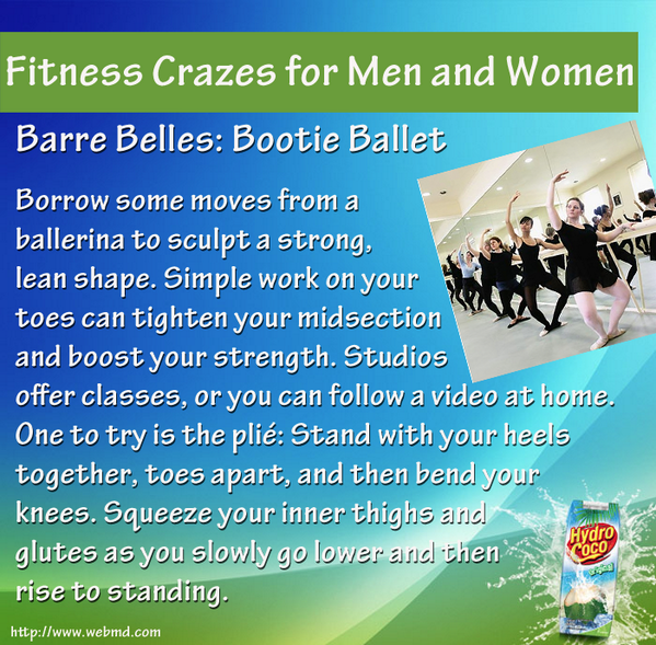 hydrococoph's tweet photo. Fitness Crazes for Men and Women: 
Barre Belles: Bootie Ballet http://t.co/KrgBPcvXFG