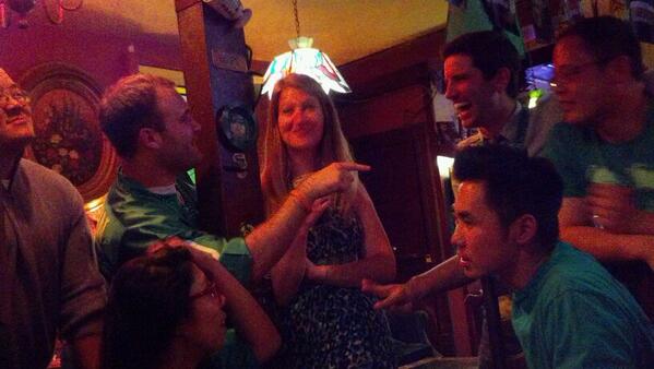 csix's tweet image. "I did not have sexual relations w/ that woman" (at Little Shamrock) #onlyinsf #StPatricksDay #sexualrelations #beer