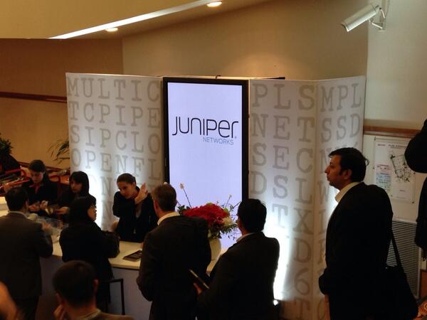 NeilPound's tweet image. Delegates signing in to #MPLSSDN2014 proudly sponsored by #Juniper Networks