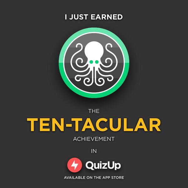 149suffian's tweet image. I just won 10 consecutive matches in #QuizUp! Ten-Tacular! #riak studybreak #mathHard quizup.com/?source=share