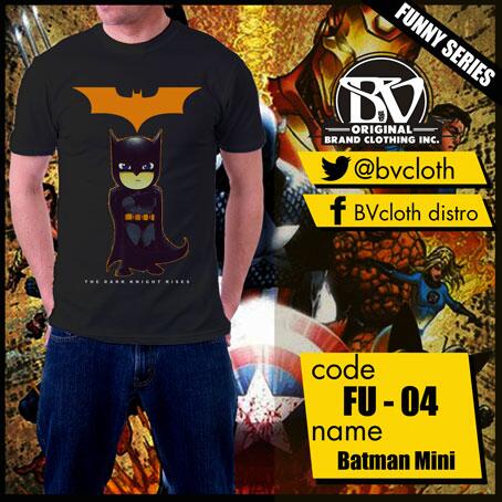 Kaos Batman Mini [FU-04]|Rp. 125rb[S-L] 130rb[XL] 135rb [XXL] | order 087876700072[sms/wa] #bvcloth