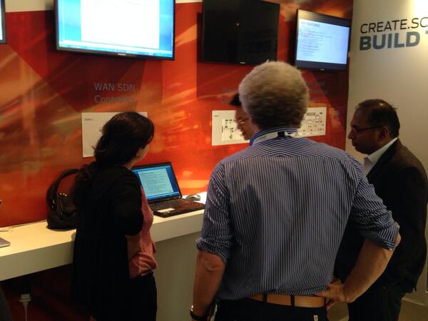 Juniper_Partner's tweet image. RT @NeilPound: Great interest in #Juniper&apos;s WAN SDN Controller at #MPLSSDN2014