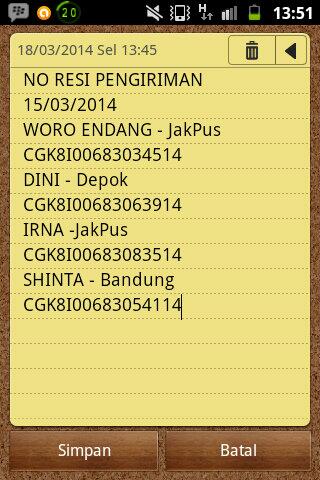 VIPvanStore's tweet photo. No. Resi pengiriman 15/03/2014 http://t.co/2enqpYkiYQ