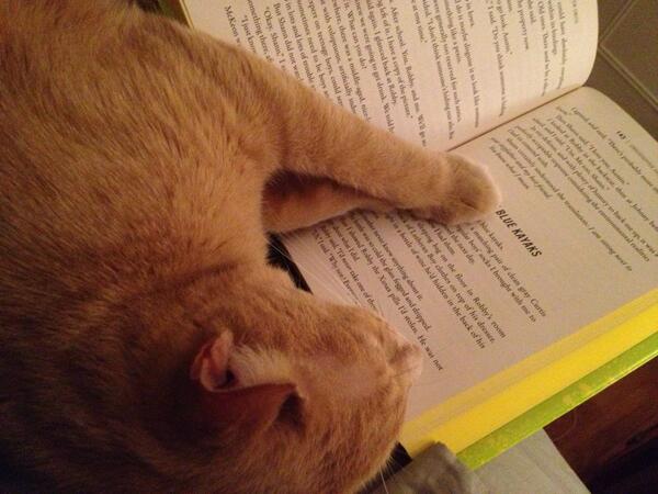 LampTranslates's tweet photo. He's quite the reader #biotechbks http://t.co/LYJyiBUJH8