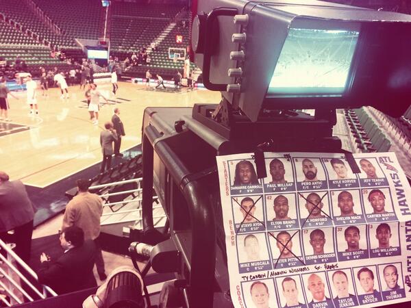 SammyC49's tweet image. #Game64
#DontSuck
#ATLatUTA
#DuelingSlashes w @RussHansenTV
@Paulmillsap4 @KyleKorver @DeMarreCarroll1