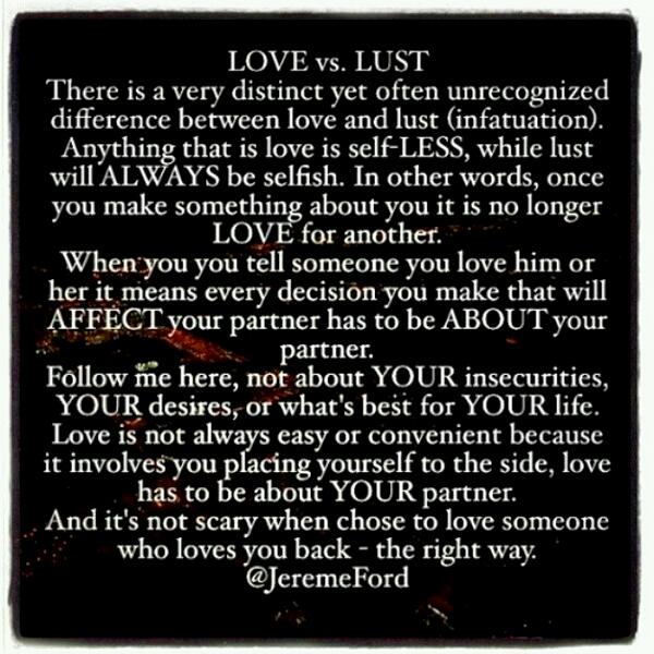 Quotes Love Vs Lust Wallpaper Image Photo