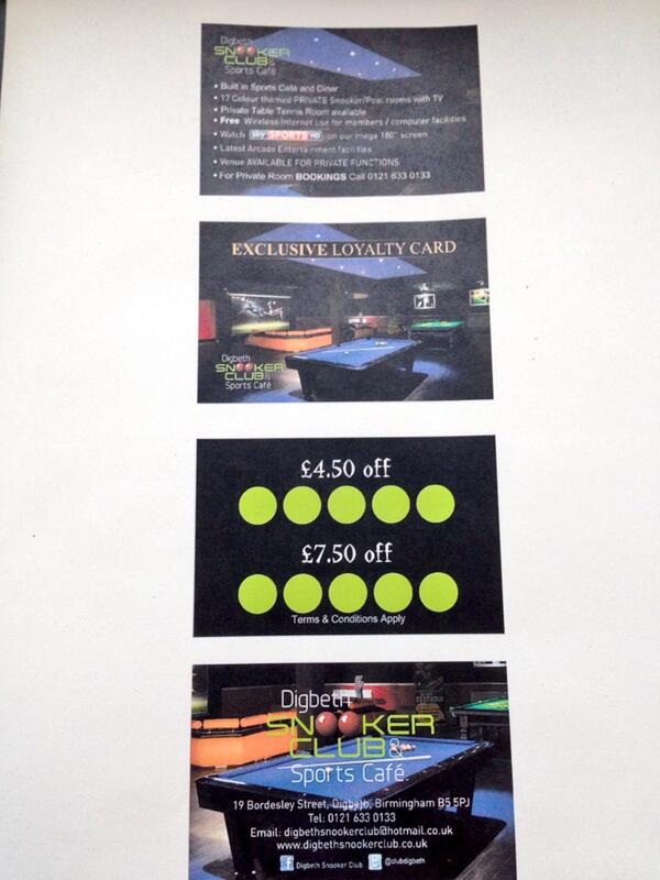 ClubDigbeth's tweet image. Loyalty card coming soon for all