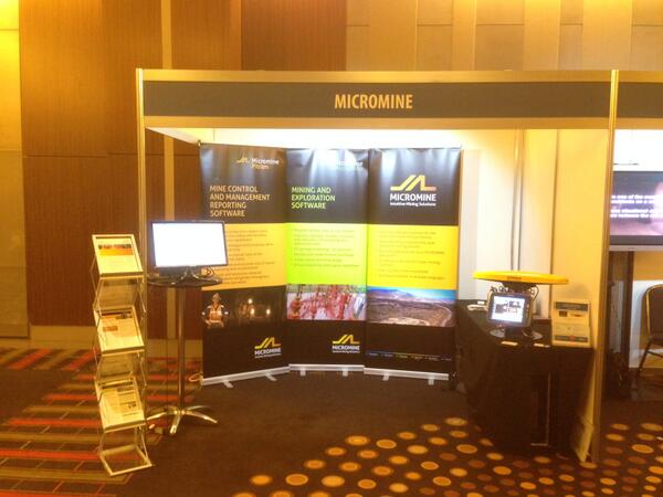 MICROMINE's tweet photo. Visit MICROMINE at the Mine Site Automation &amp; Communication Conference in Perth today &amp; see Pitram in action! #mining http://t.co/bsvbAw0lDf
