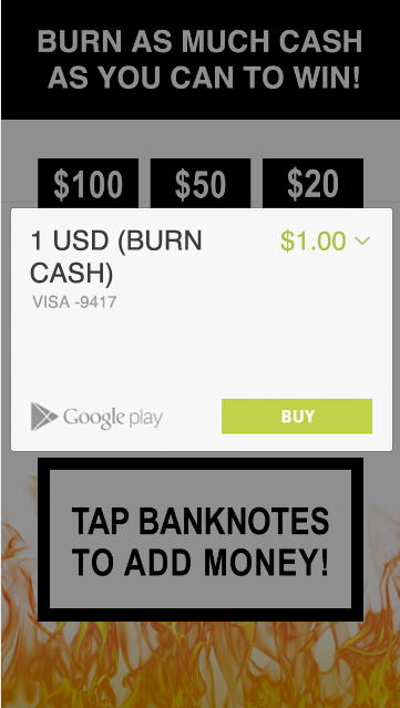 GameMob_'s tweet image. This is the problem with @GooglePlay...Allowing these "games" to get approved. Burn real cash and "brag" about it...