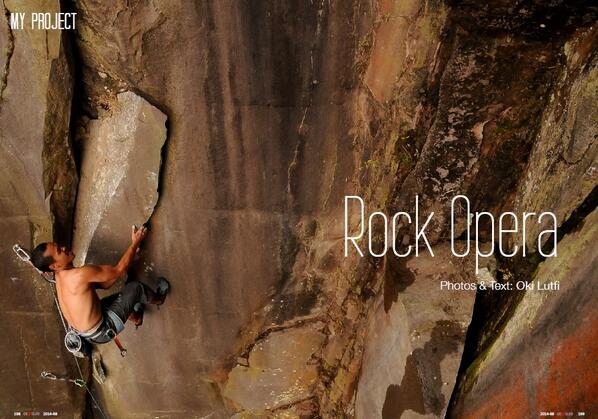 Rock Opera. Ttg fotografi panjat tebing, sebuah drama di bidang vertikal. #FN11 <a href="/exposuremagz/">Exposure Magazine</a> vyx.me/CvSq9
