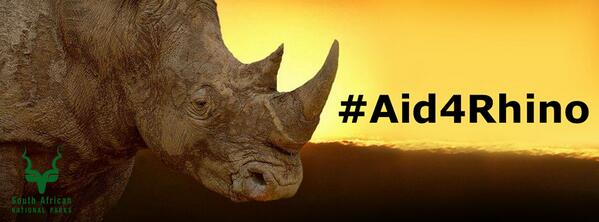 Retweet to help save a rhino and we'll donate R10 to <a href="/SANParks/">SANParks</a> for every share. #Aid4Rhino
