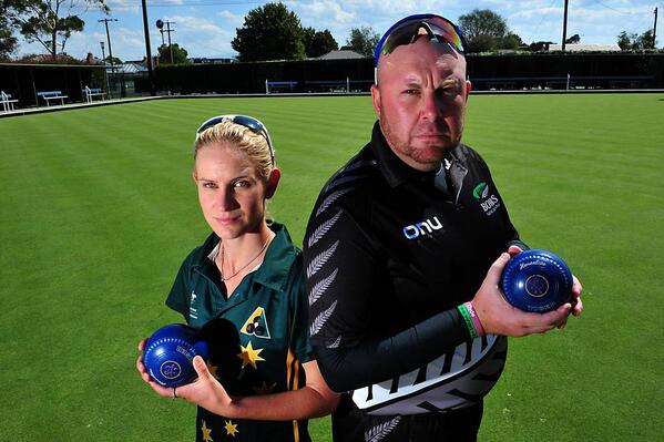 TraralgonBowls's tweet photo. @BowlsAustralia Jackaroo @C_Dodger and @BowlsNZ Blackjack @kiwiali95 at @TraralgonBowls ahead of the Trans Tasman http://t.co/9J1Es8WR9G