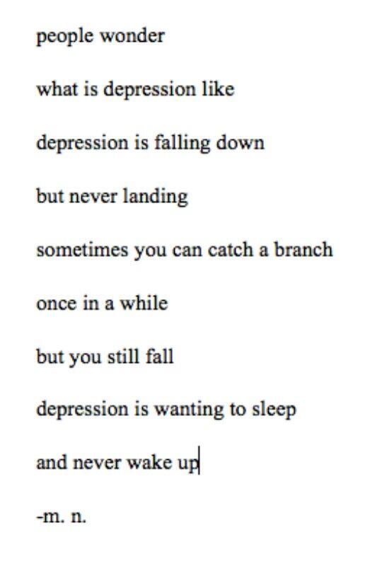 Just_AFuckUp's tweet image. Depression is..