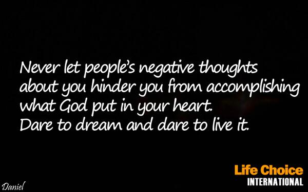 FaithPrayInGod's tweet image. Never let people's negative thoughts about you hinder you from accomplishing what God put in your heart.