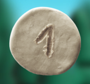 pematon's tweet photo. Takhle vypadá tlačítko prvního levelu v naší mobilní hře. :) http://t.co/ixdY8nNqVl