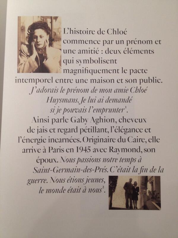 HerNameIsLindz's tweet photo. Gaby Aghion talk: "Le pacte intemporel entre une maison et son public..." #Chloe #fashiondesigner http://t.co/puTrlhj0ag