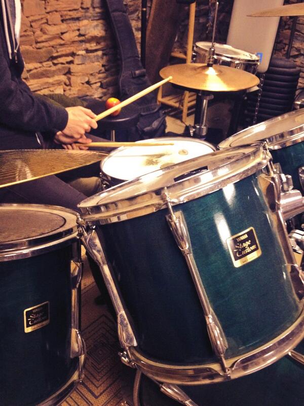 PartRomain's tweet image. On my training drums :)