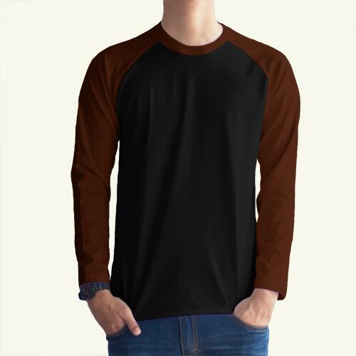 raglan longsleeve premium cotton combed. Rp.80rb