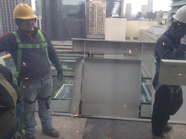 MattWebbMT's tweet photo. BAHAHA“@NikPesut: Let's stay at a hotel where they come to remove your balcony at 9am. #intelligentdecisions http://t.co/VREotQF2fH”