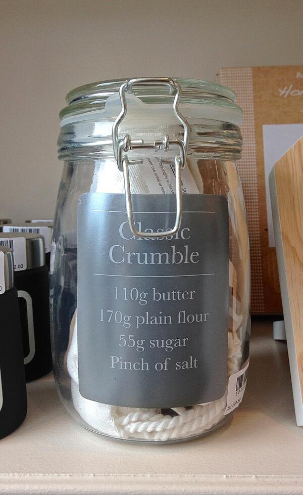 How cute is this Classic Crumble gift set jar? Come in and have a look at our new Spring stock!