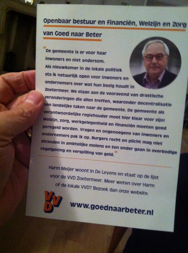 meijerharm's tweet photo. @HarmMeijer1 Persoonlijke campagne. http://t.co/CHPriBzFEw