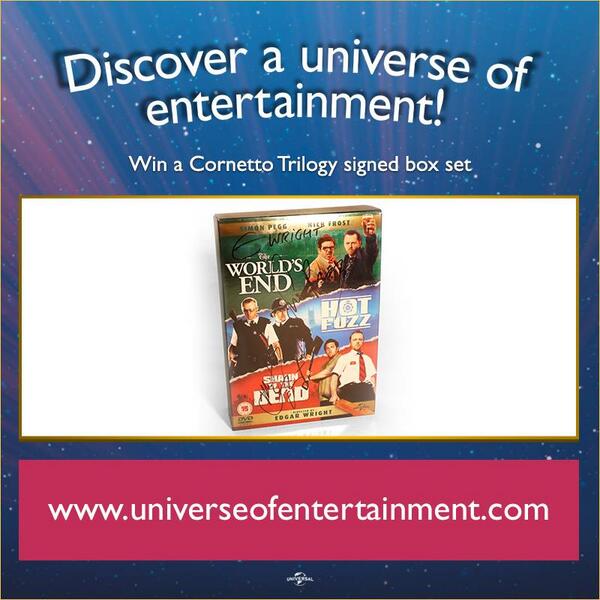 TWEMovie's tweet photo. Win a copy of your favourite Cornetto Trilogy! Go to http://t.co/QkmVYouRTg and get to the top 10 of the leaderboard. http://t.co/WYwIZxLWrX