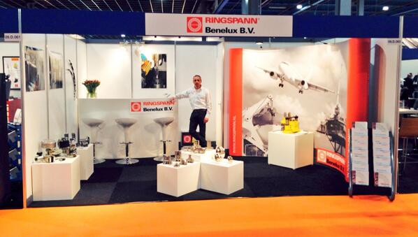 RINGSPANNBX's tweet photo. En zo staan we er bij! @RINGSPANNBX @Ringspann @Techni_Show #stand09-D065 http://t.co/qE8e0Piln7