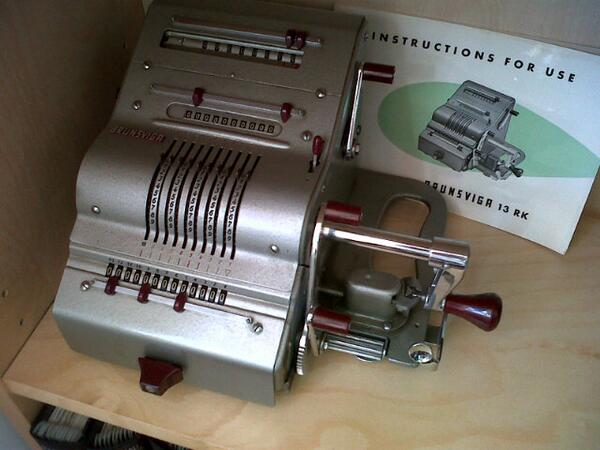 nick_woodfine's tweet image. My #Brunsviga,fully #MechanicalCalculator. Made by #Olympia,Germany &amp;amp; rescued by my dad from a skip before I was born