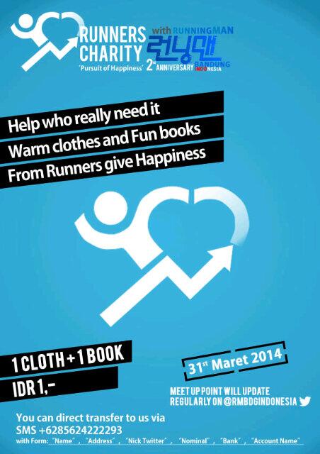 RMbdgindonesia's tweet image. Join us @RMbdgindonesia Running Man Bandung Fanbase present a Charity Event #2ndAnniversaryRunnersBDG