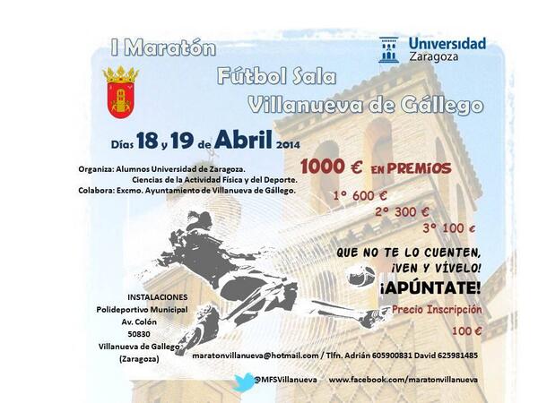 MFSVillanueva's tweet photo. Cartel provisional a falta de concretar patrocinadores: http://t.co/qjPsmg3xvf