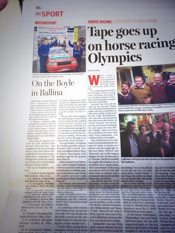 Read all about #MayoStages2014 in today's <a href="/thecontel/">Connaught Telegraph</a> <a href="/EI_ROC/">Ruthann O'Connor</a> &amp; <a href="/warrenja1/">JWarren</a> that's 3 outa 3, #Fame