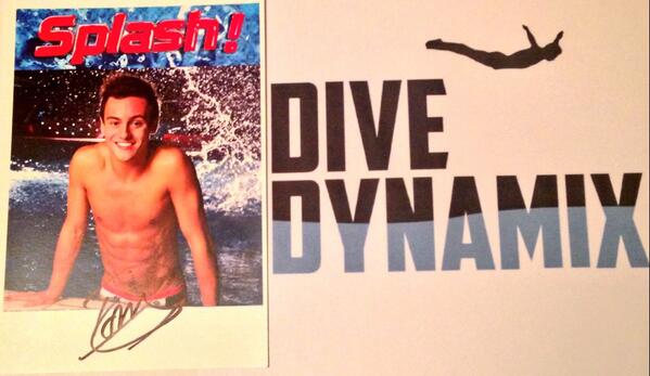 Here's your chance to win a signed picture of Tom Daley!Simply follow <a href="/DiveDynamix/">Dive Dynamix</a> and we will select a random winner