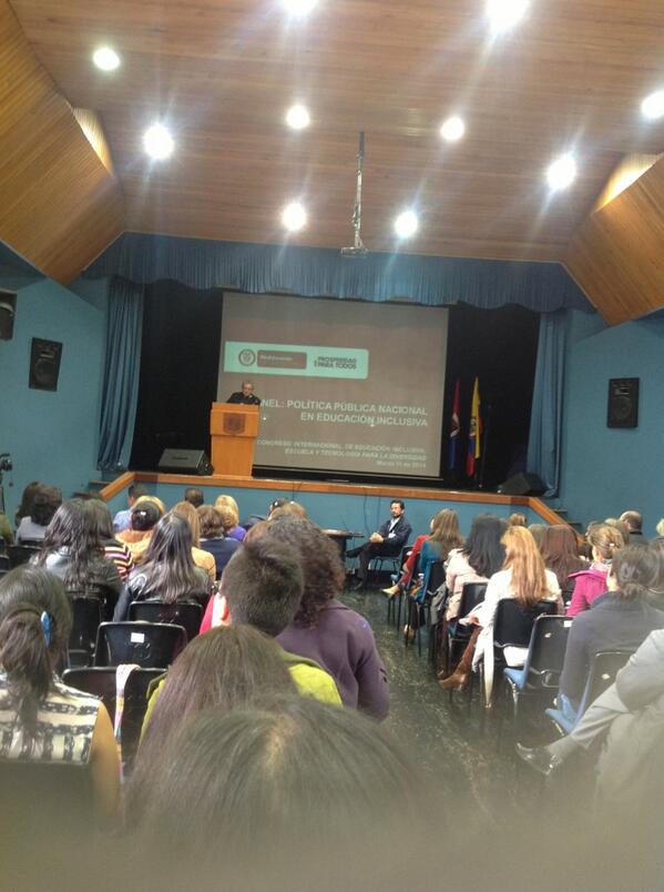 Conference in Bogota - today on rights &amp; policy #inclusion